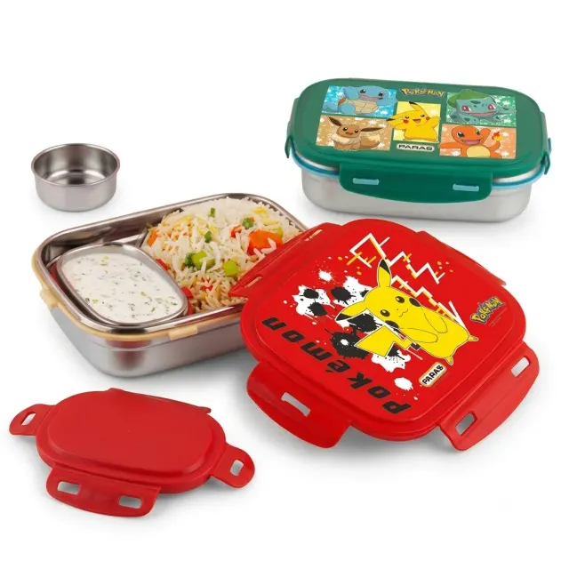 Stainless Steel Kidzee 600 Lunch Box Pack of 6